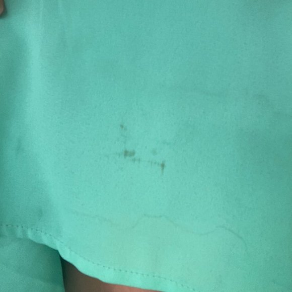 Formal Turquoise Dress with Mesh Front for Prom/Graduation/Weddings - Picture 4 of 5